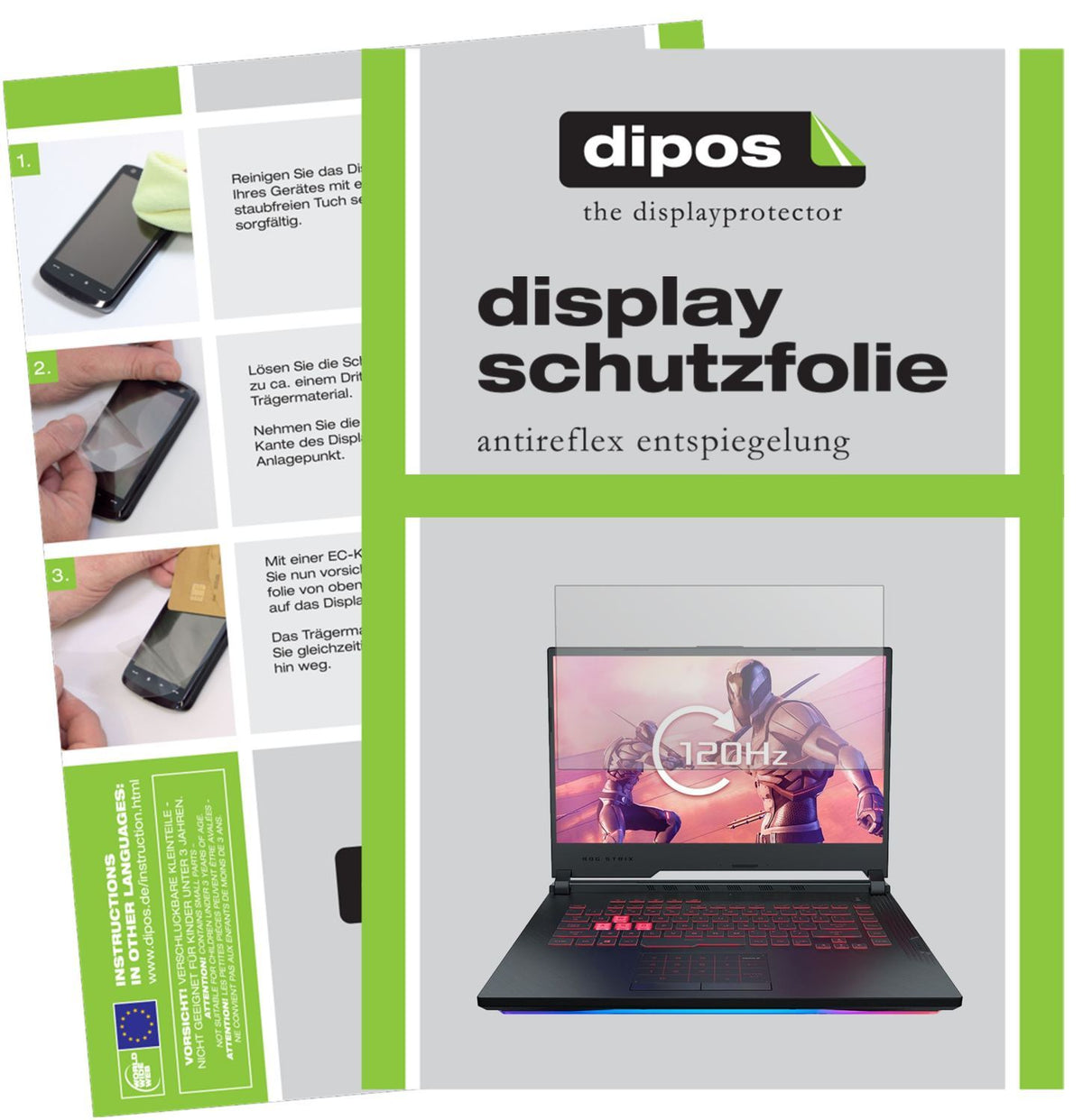 1x Schutzfolie matt für Asus ROG Strix Scar III G5 (1)