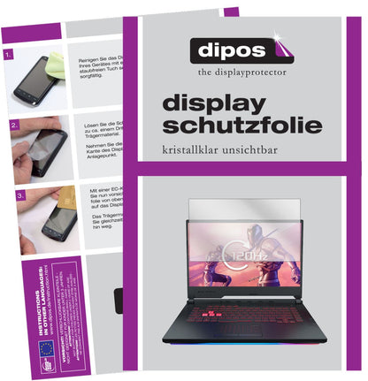 1x Schutzfolie klar für Asus ROG Strix Scar III G5 (1)
