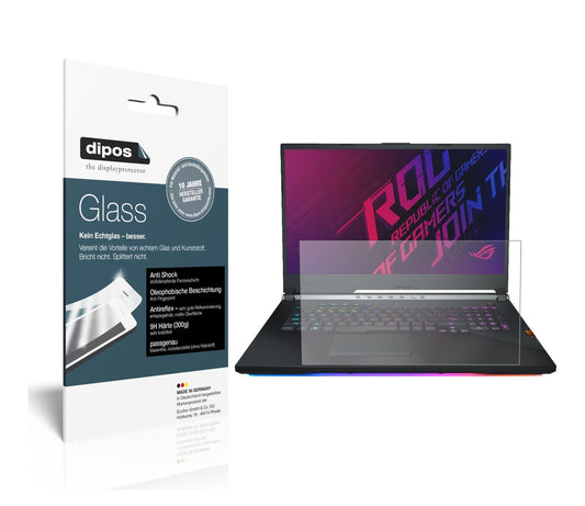 1x 9H Schutzfolie matt für Asus ROG Strix Scar III (1)