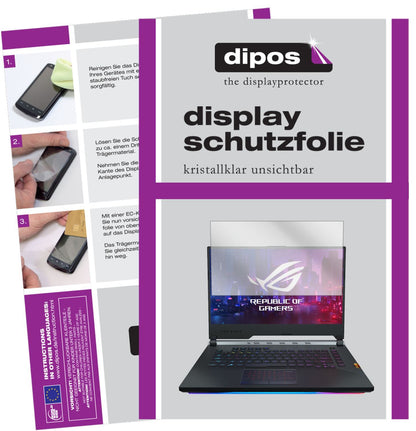 2x Schutzfolie klar für Asus ROG Strix Scar III G5 (1)