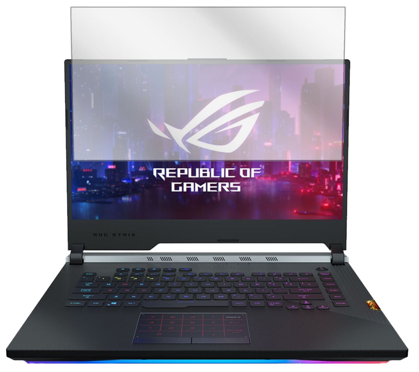 2x Schutzfolie klar für Asus ROG Strix Scar III G5 (2)