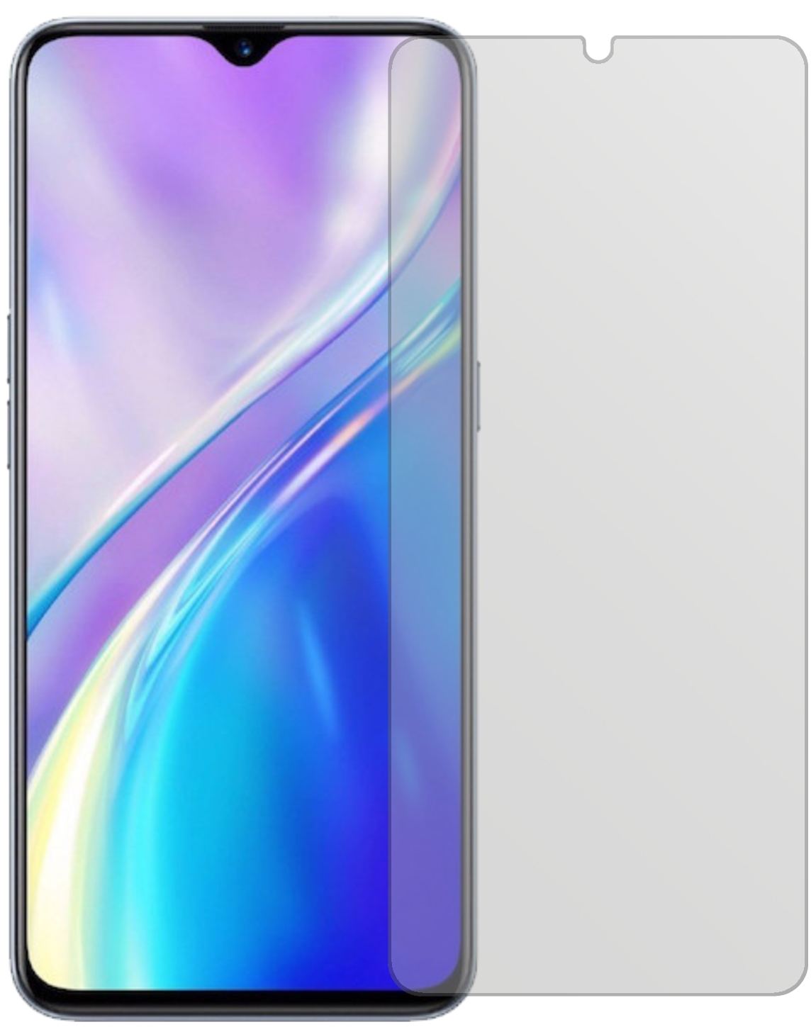 4x Schutzfolie matt für Oppo Realme XT Display-Sch (2)