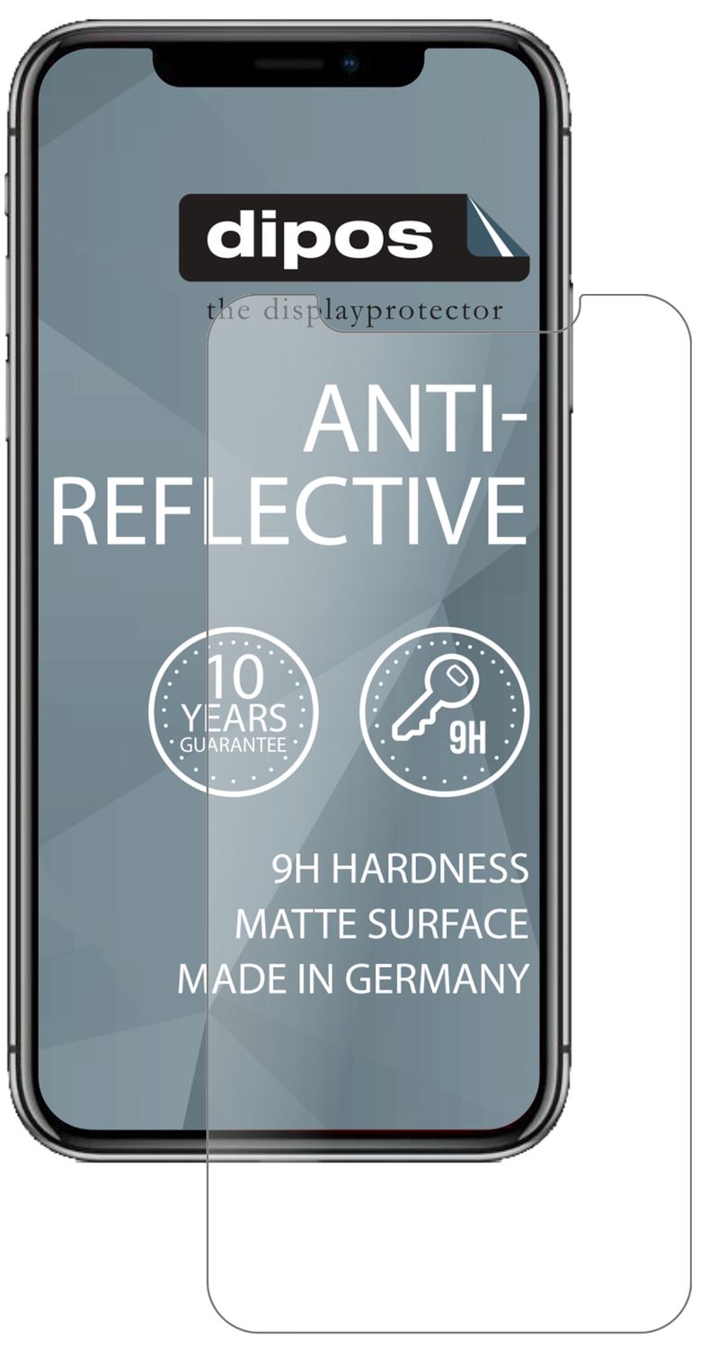 1x 9H Schutzfolie matt für Apple iPhone 11 Panzerf (2)