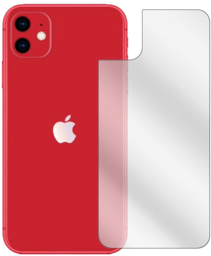 4x Schutzfolie klar für Apple iPhone 11 Rückseite  (2)