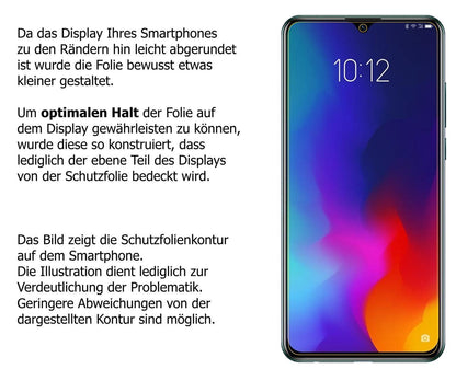 2x Schutzfolie klar für Lenovo Z6 Lite Display-Sch (5)