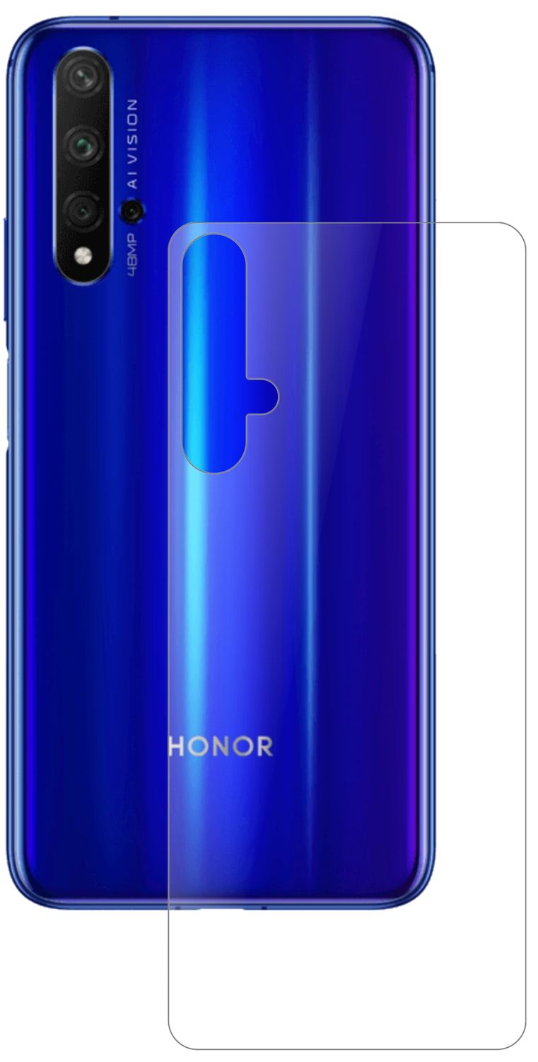 1x 9H Schutzfolie matt für Huawei Nova 5T Rückseit (2)