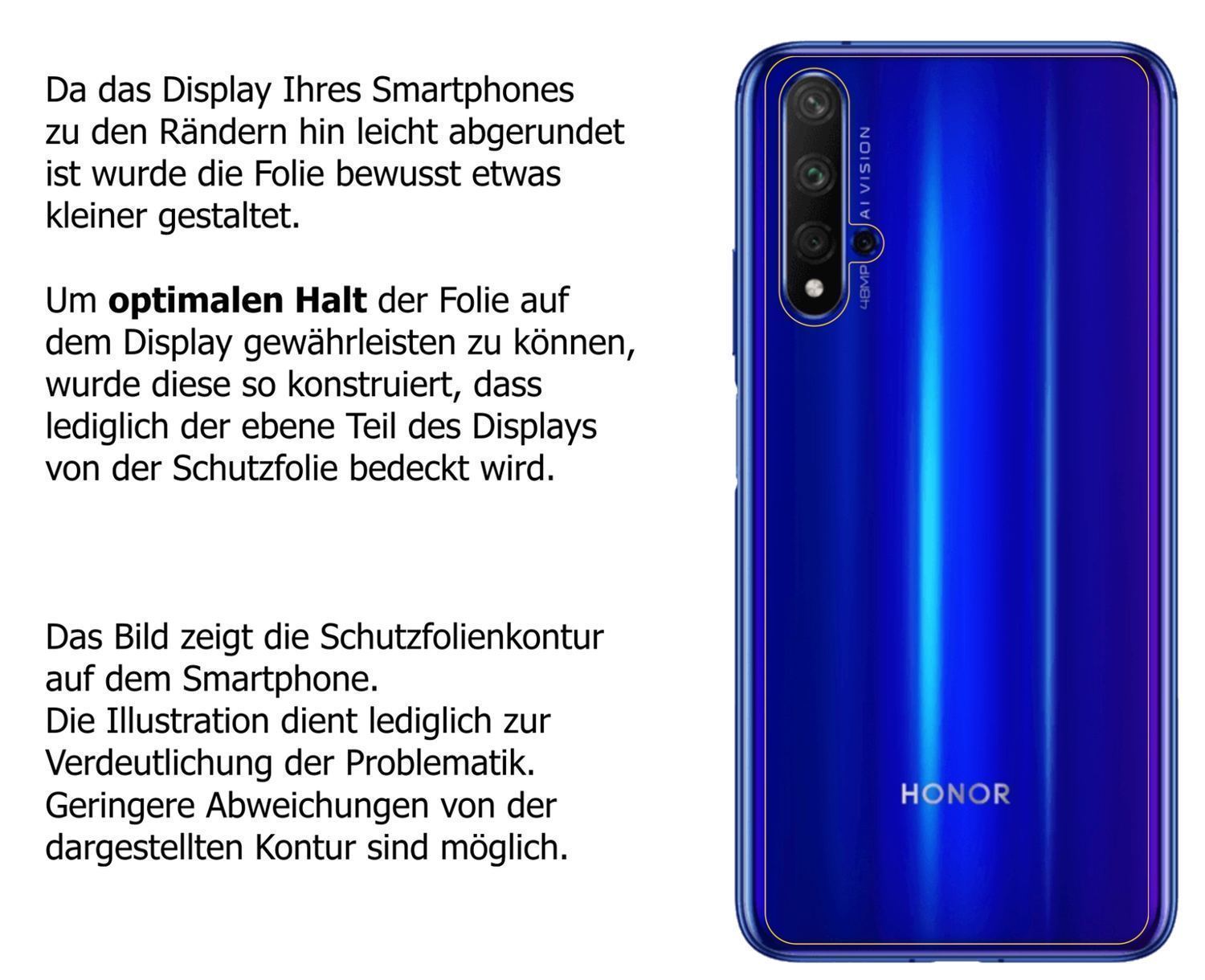 1x 9H Schutzfolie matt für Huawei Nova 5T Rückseit (3)