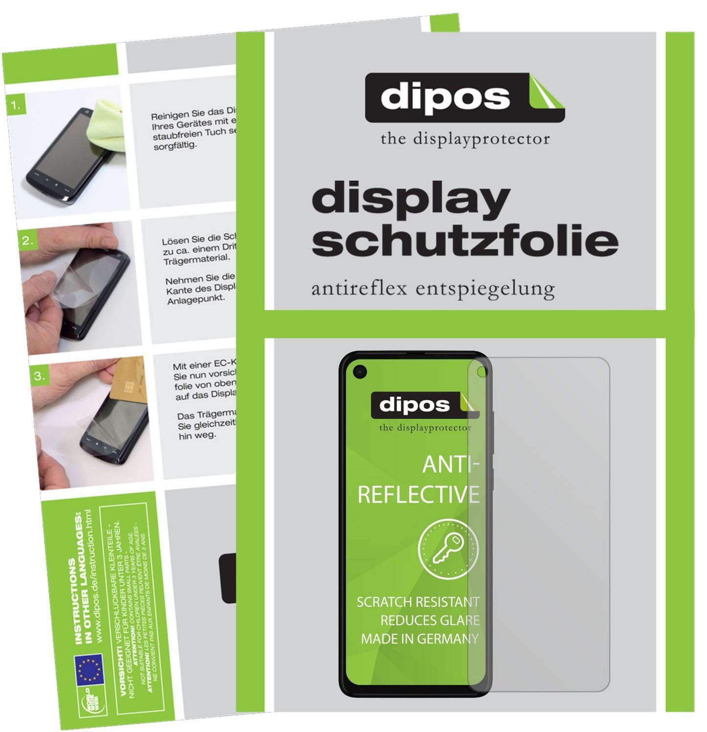 4x Schutzfolie matt für Motorola P50 Display-Schut (1)