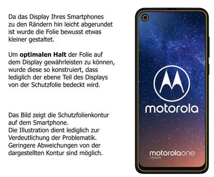 4x Schutzfolie matt für Motorola P50 Display-Schut (6)