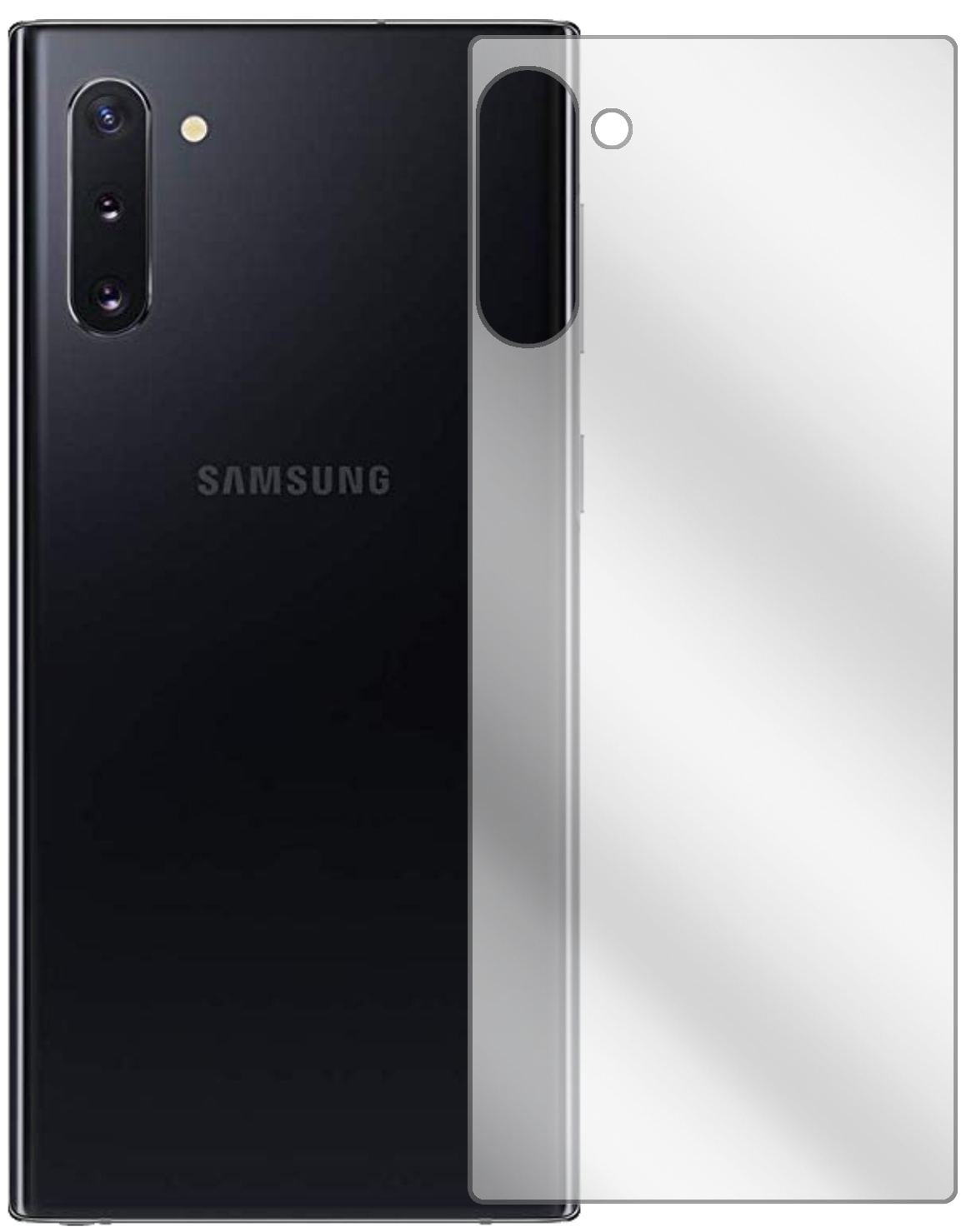 1x Schutzfolie klar für Samsung Galaxy Note 10 5G  (2)