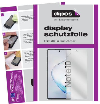 1x Schutzfolie klar für Samsung Galaxy Note 10 Dis (1)
