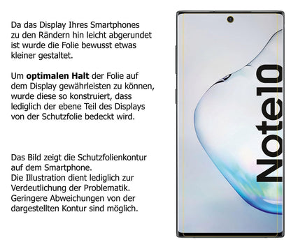 1x Schutzfolie klar für Samsung Galaxy Note 10 Dis (5)