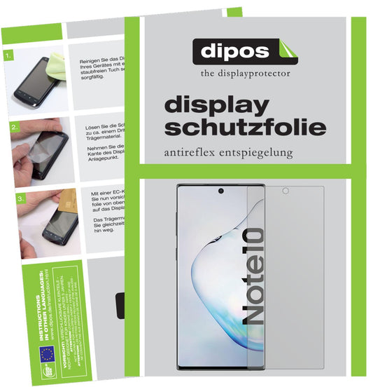 2x Schutzfolie matt für Samsung Galaxy Note 10 Dis (1)