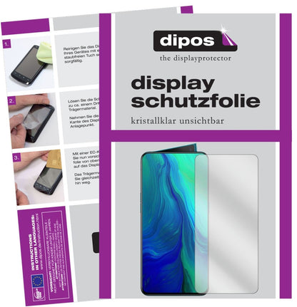 5x Schutzfolie klar für Oppo Reno 10X Zoom Display (1)
