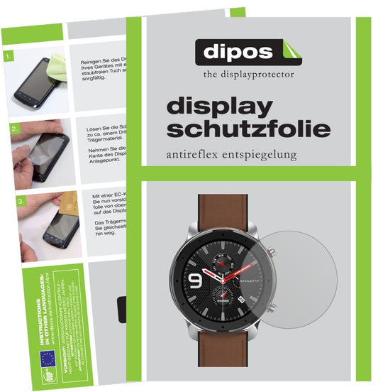 6x Schutzfolie matt für Amazfit GTR 42mm Smartwatc (1)