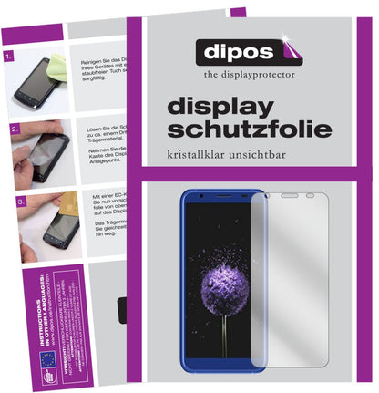 5x Schutzfolie klar für Doogee X50L Display-Schutz (1)