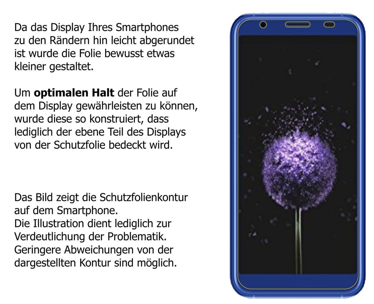 5x Schutzfolie klar für Doogee X50L Display-Schutz (5)