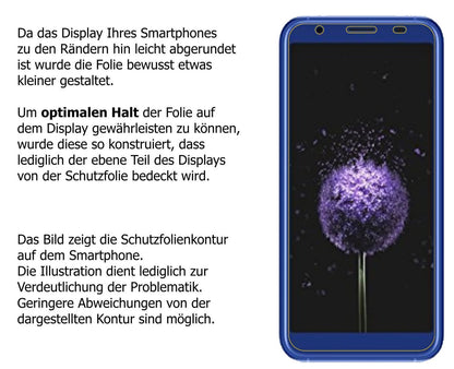 5x Schutzfolie klar für Doogee X50L Display-Schutz (5)
