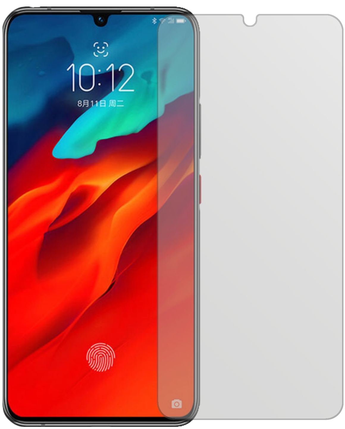 1x Schutzfolie matt für Lenovo Z6 Pro 5G Display-S (2)