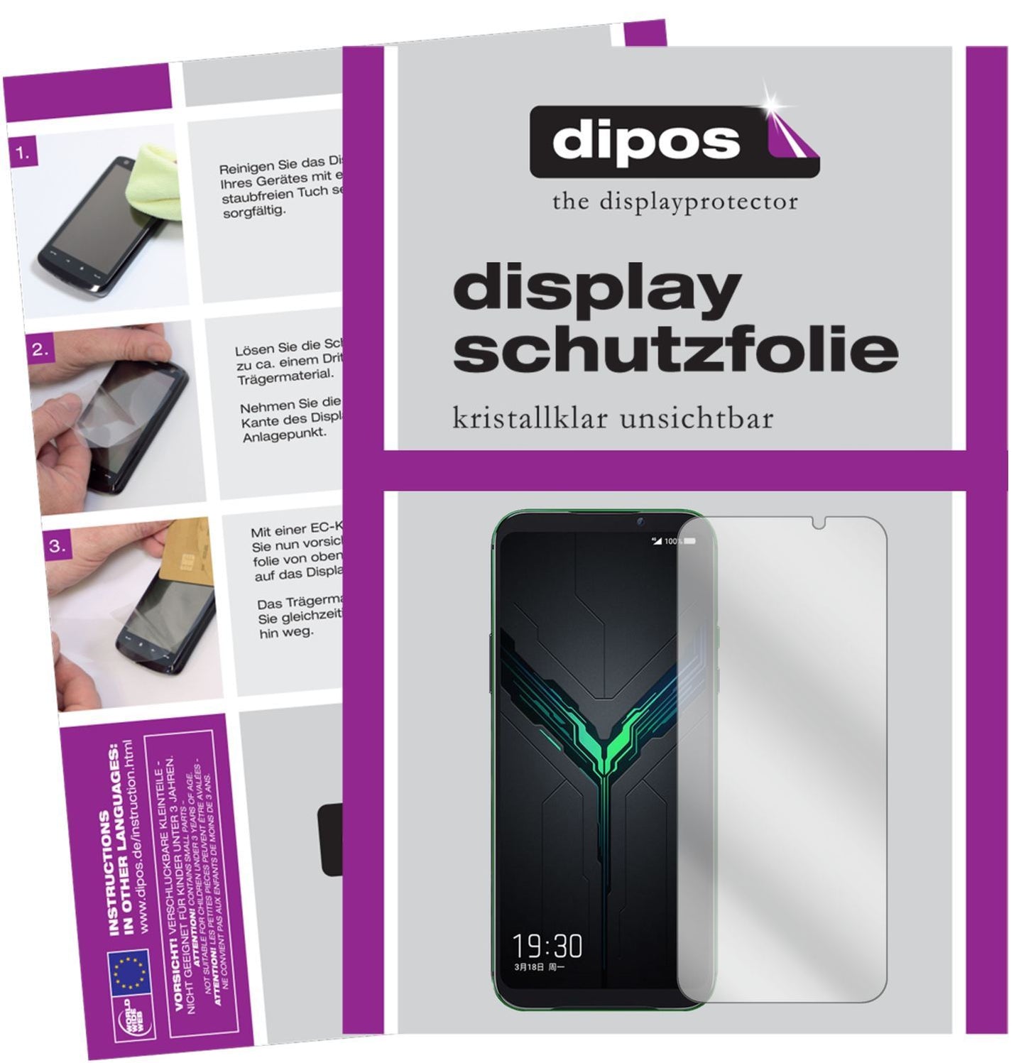 1x Schutzfolie klar für Xiaomi Black Shark 2 Displ (1)