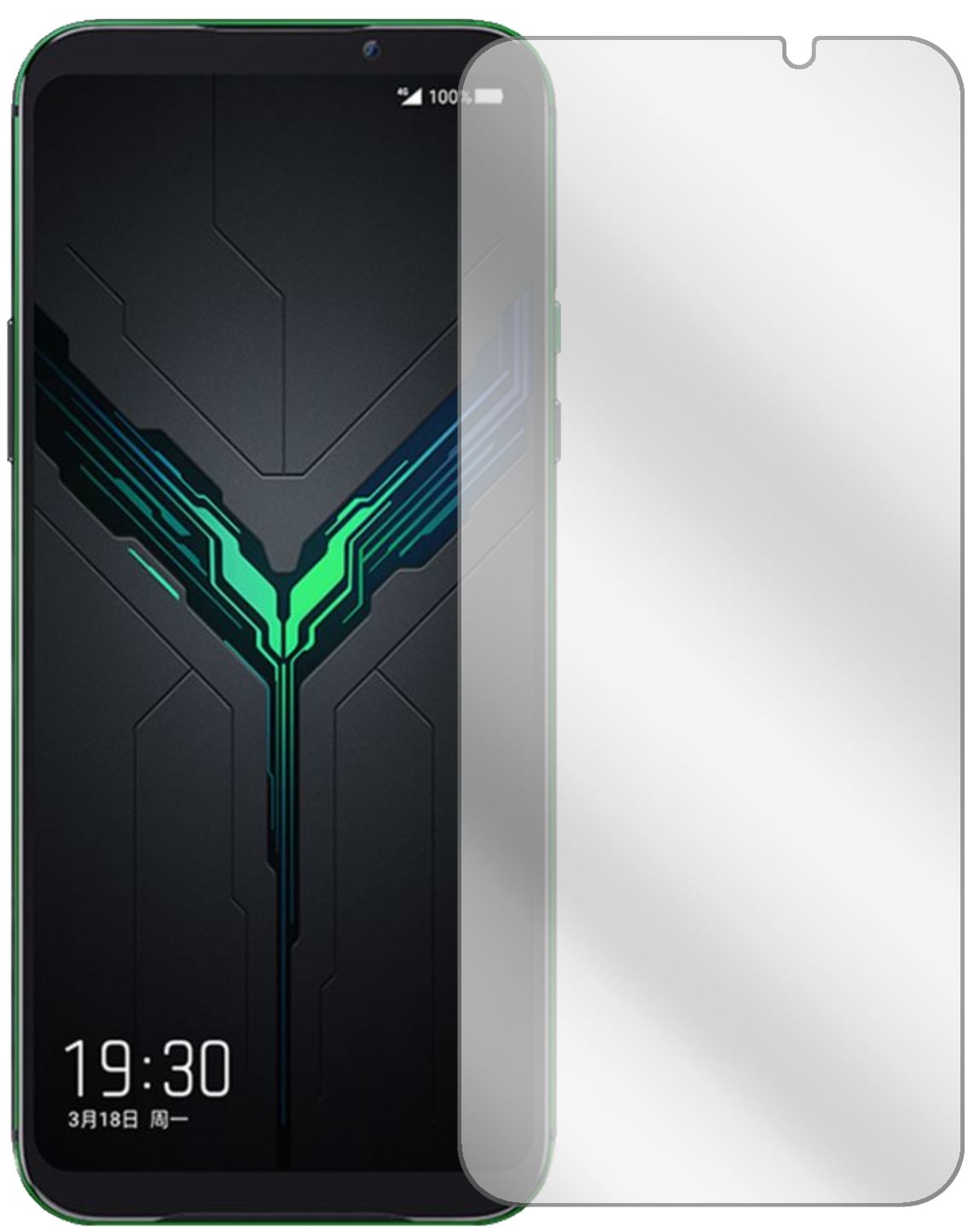 1x Schutzfolie klar für Xiaomi Black Shark 2 Displ (2)