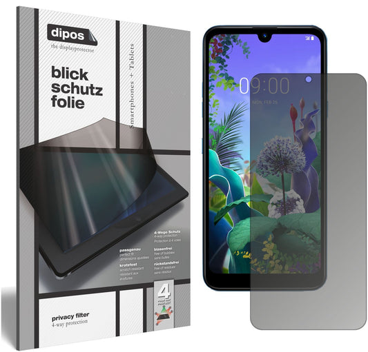 Blickschutzfolie für LG Q60 matt Schutzfolie Priva (1)