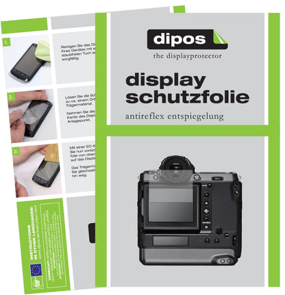 2x Schutzfolie matt für Fujifilm GFX100 Display-Sc (1)