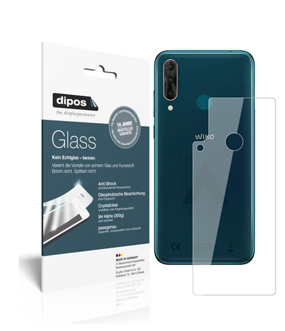 2x 9H Schutzfolie für Wiko View 3 Rückseite Panzer (1)