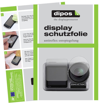2x Schutzfolie matt für DJI Osmo Action Display-Sc (1)