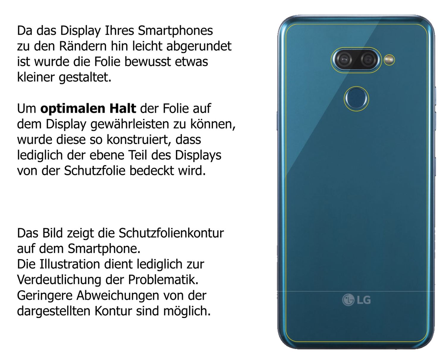 5x Schutzfolie klar für LG K50 Rückseite Display-S (5)