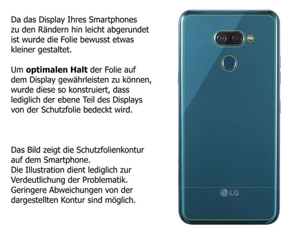 5x Schutzfolie klar für LG K50 Rückseite Display-S (5)