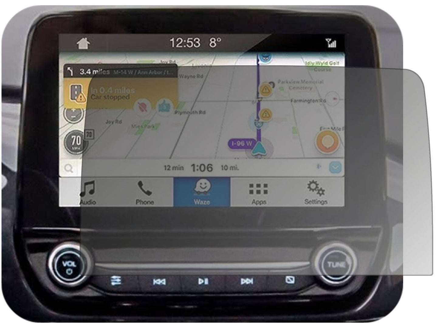 Blickschutzfolie für Ford EcoSport Display (ab 201 (2)