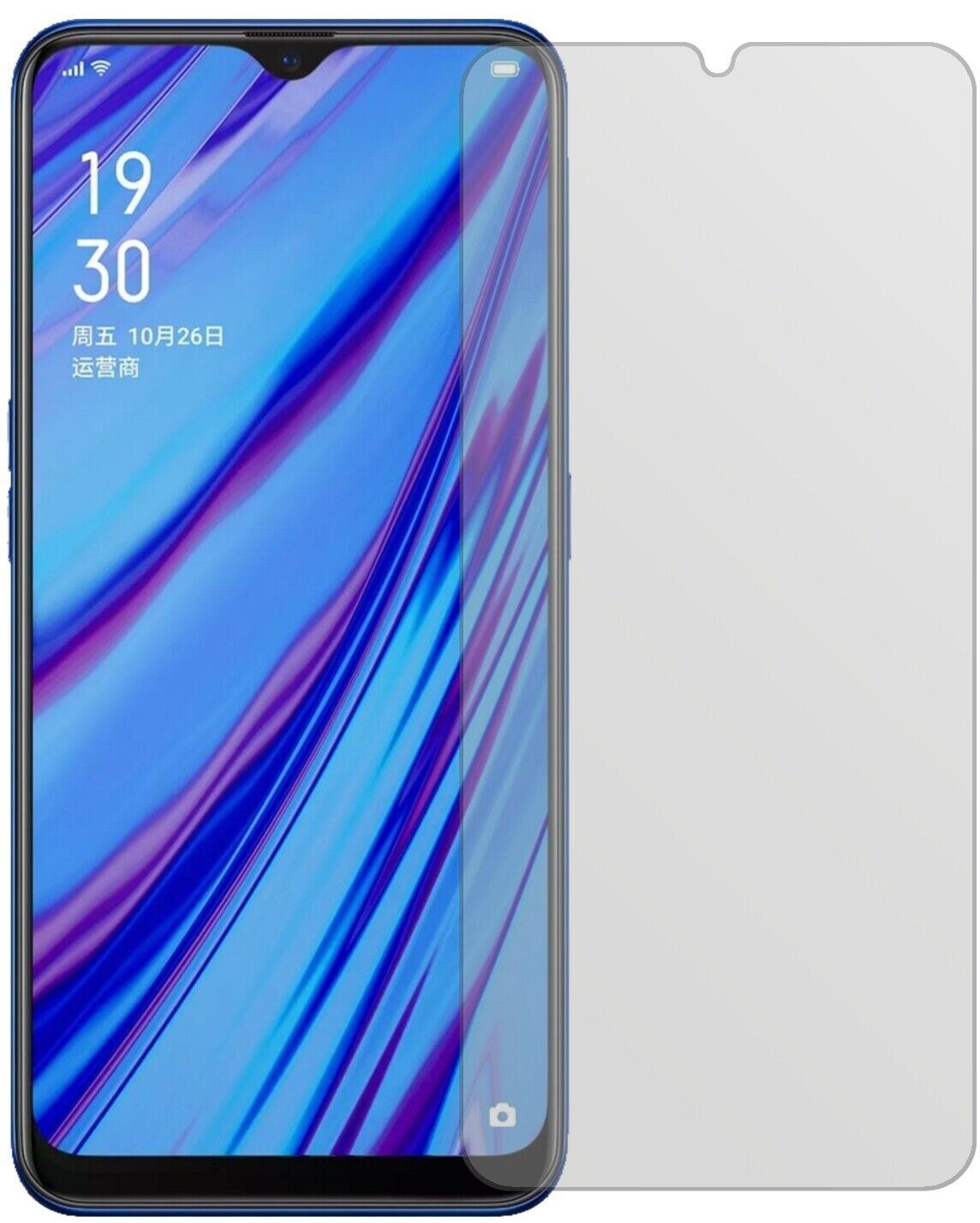 5x Schutzfolie matt für Oppo A9 Display-Schutzfoli (1)