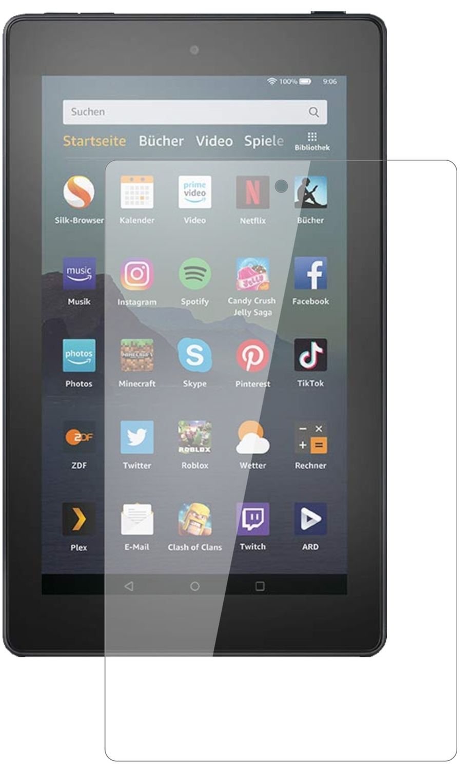 2x 9H Schutzfolie für Amazon Fire 7 Tablet Kids Ed (2)