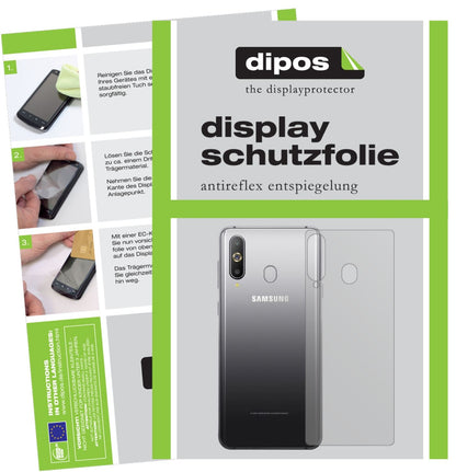 2x Schutzfolie matt für Samsung Galaxy A60 Rücksei (1)