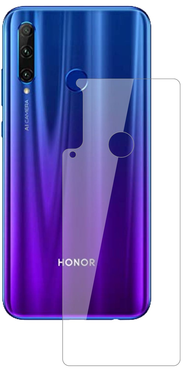 2x 9H Schutzfolie für Honor 20 lite Rückseite Panz (2)