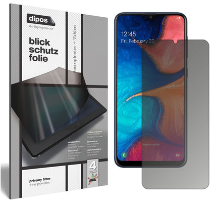 Blickschutzfolie für Samsung Galaxy A20e matt Schu (1)