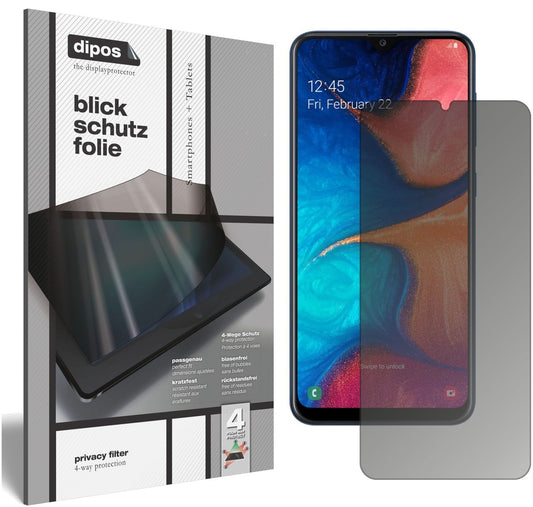 Blickschutzfolie für Samsung Galaxy A20e matt Schu (1)