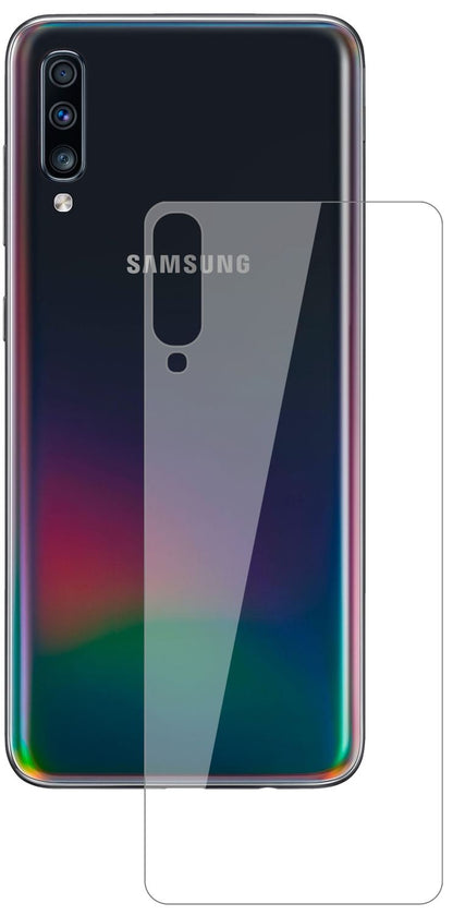 2x 9H Schutzfolie für Samsung Galaxy A70 Rückseite (2)