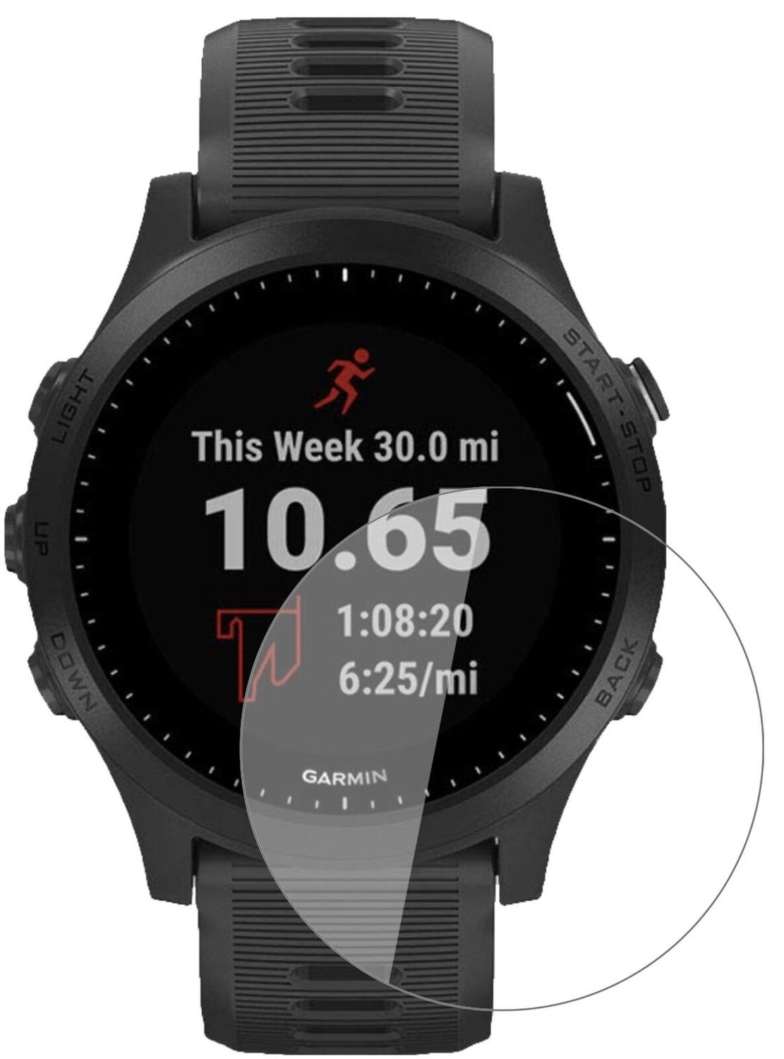 1x 9H Schutzfolie für Garmin Forerunner 245 Music  (1)
