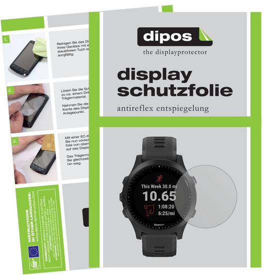 6x Schutzfolie matt für Garmin Forerunner 245 Musi (1)
