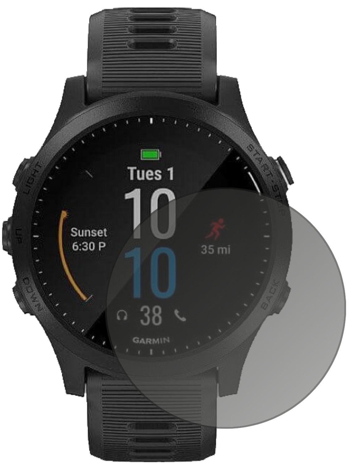 Blickschutzfolie für Garmin Forerunner 945 matt Sc (2)