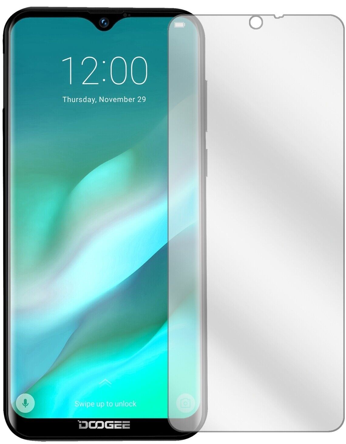 5x Schutzfolie klar für Doogee X90L Display-Schutz (1)