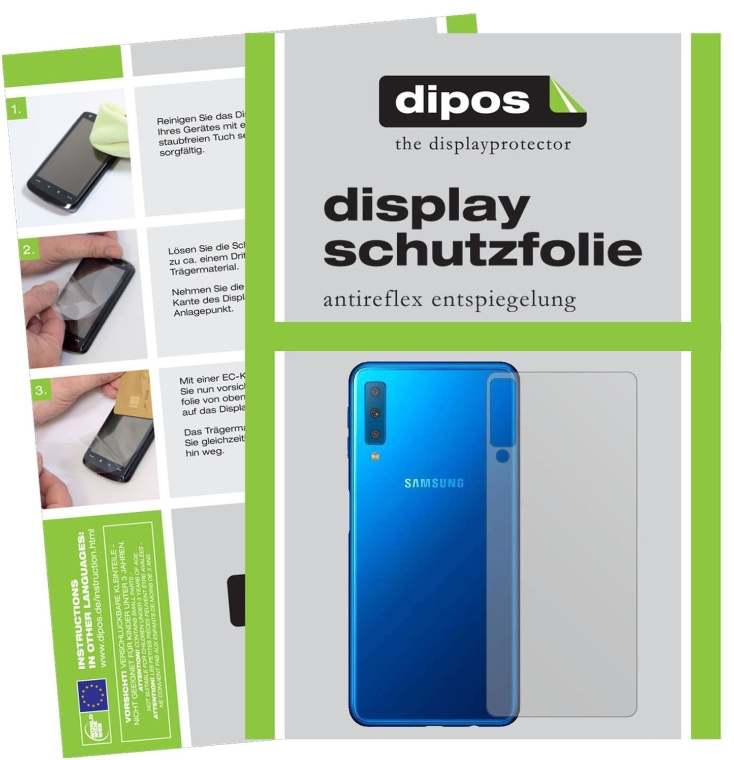 5x Schutzfolie matt für Samsung J4 Core (2018) Rüc (2)