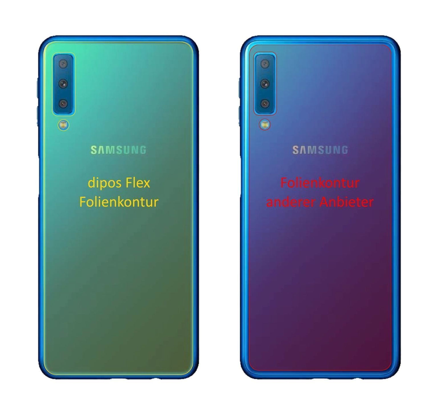 3x 3D Full Cover Schutzfolie für Samsung J4 Core ( (2)