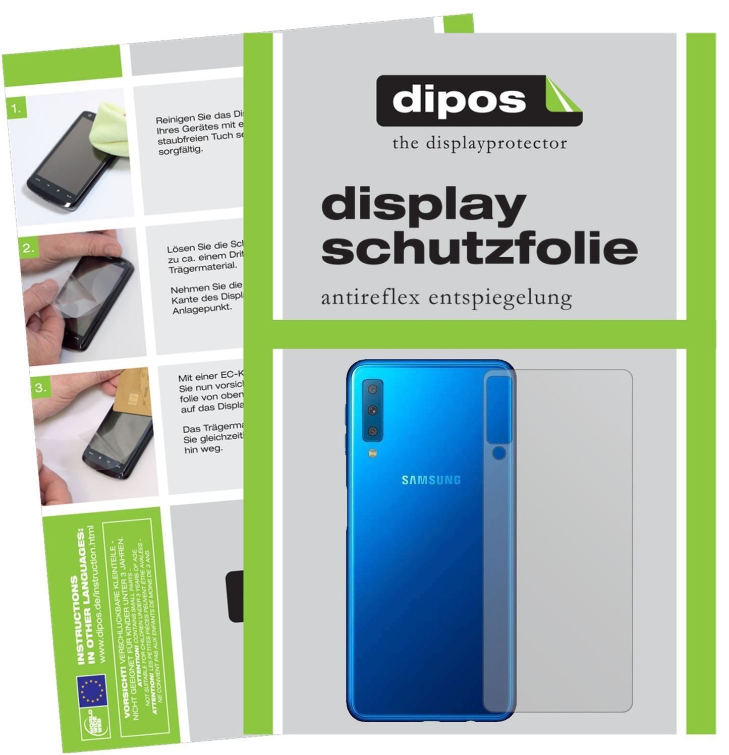 6x Schutzfolie matt für Samsung J4 Core (2018) Rüc (1)
