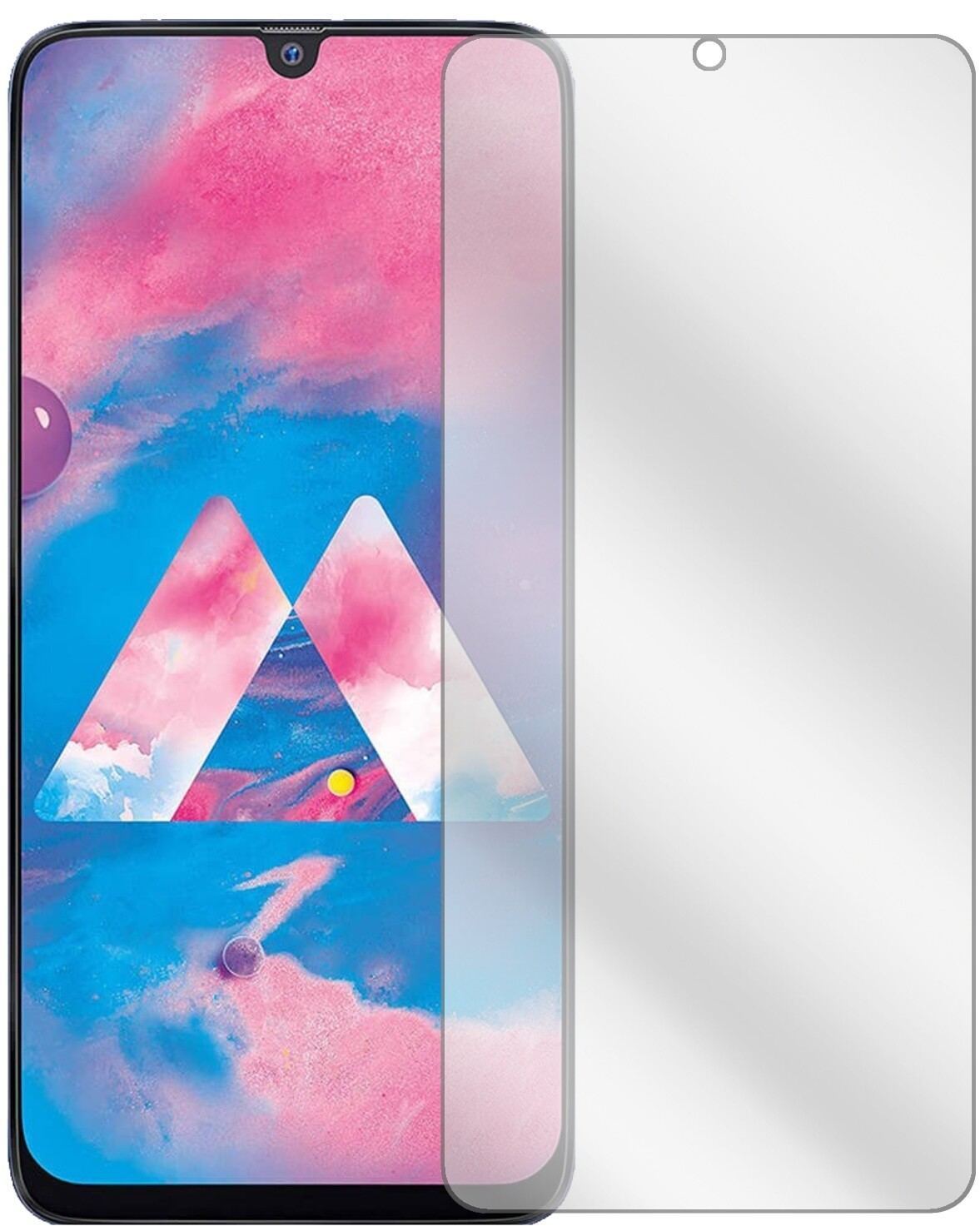 6x Schutzfolie klar für Samsung Galaxy M30 Display (2)