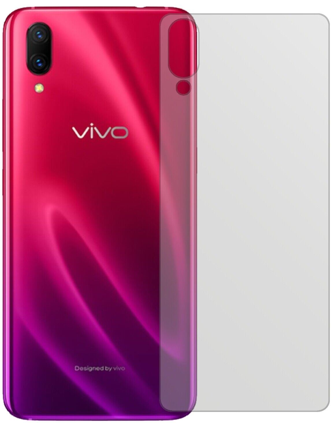 1x Schutzfolie matt für Vivo X23 Symphony Rückseit (1)