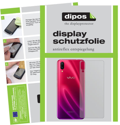 1x Schutzfolie matt für Vivo X23 Symphony Rückseit (2)