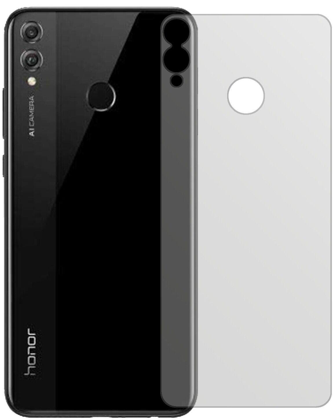 5x Schutzfolie matt für Honor View 10 Lite Rücksei (1)
